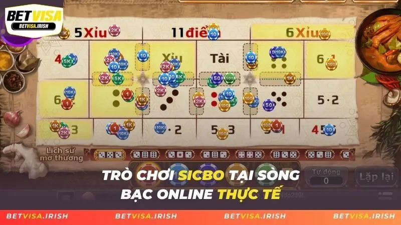 Trò chơi Sicbo tại sòng bạc online thực tế